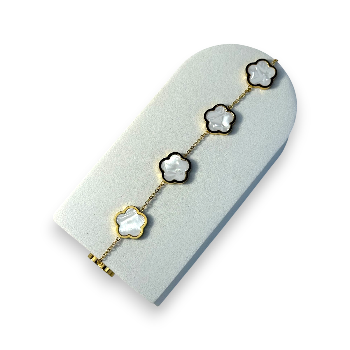 IMG_8332 - Αντιγραφή-Photoroom (16) Βραχιόλι με μαργαριταρένια λουλούδια από ανοξείδωτο ατσάλι - Image 1