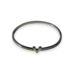 Βραχιόλι Χειρός Ασημί V με Ζιργκόν