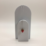 Κολιέ Φραουλίτσα – Ασημένια Αλυσίδα