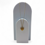 Κολιέ “Mom” Καρδιά Χρυσό