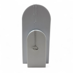 Κολιέ Διπλή Καρδιά Mom – Ασημένια Αλυσίδα