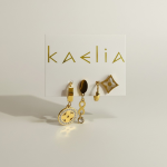 Σετ Σκουλαρίκια Χρυσά Asymmetry