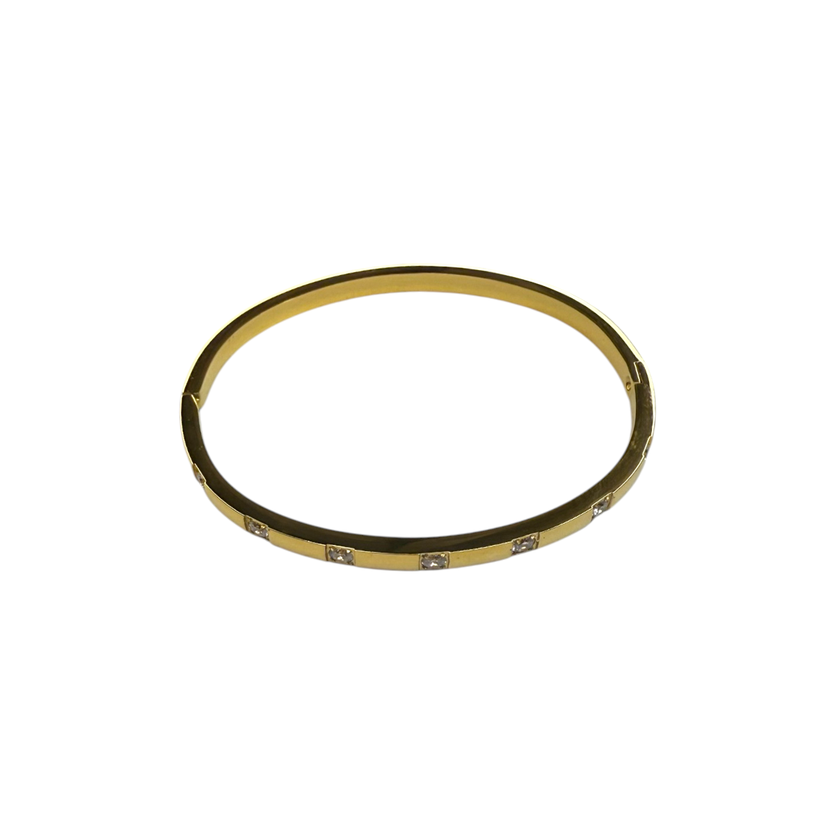 white-Photoroom (39) Χρυσό βραχίολι με ζιργκόν - Image 1