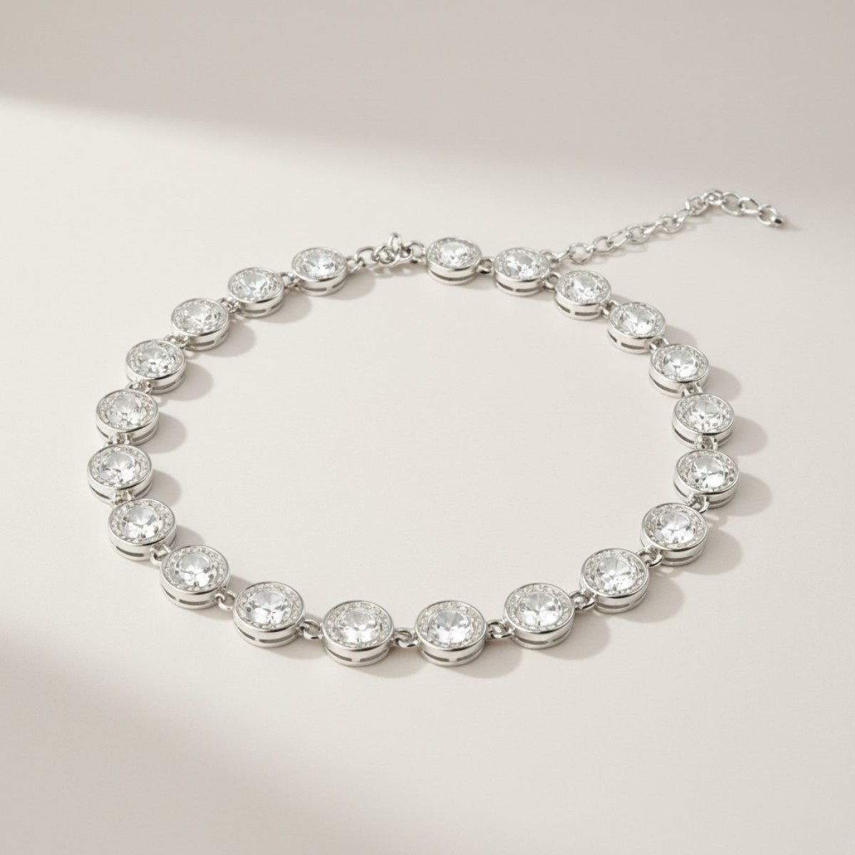 new br Chloe Silver Bracelet – Ασημί Βραχιόλι με Ζιργκόν - Image 1