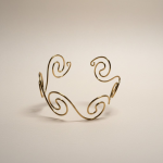 Βραχιόλι Μπράτσου Χρυσό Spiral 34mm